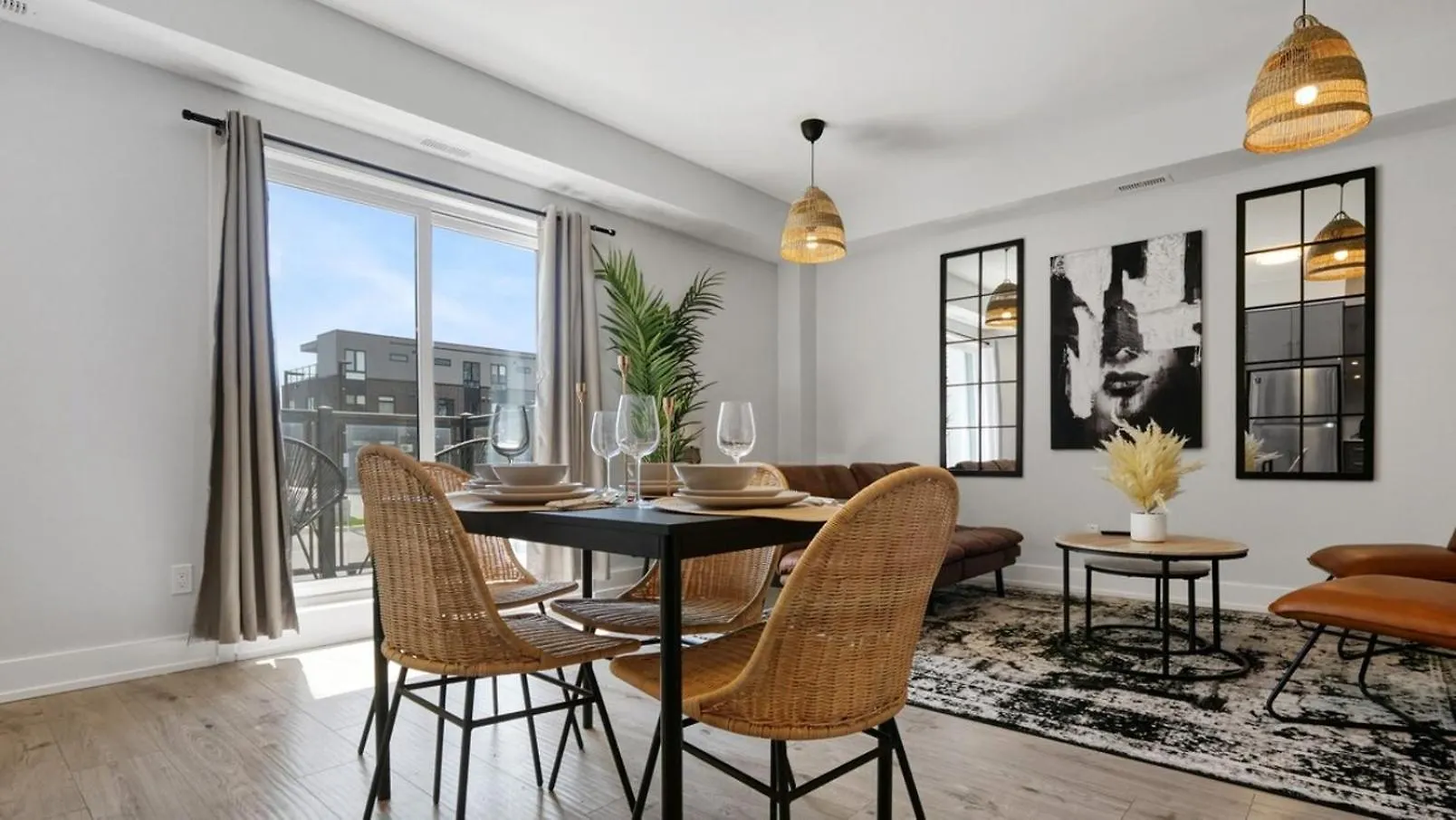 2Br Boho Townhouse - Walk To Falls, Free Parking ナイアガラ・フォールズ 0*,